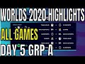 Worlds 2020 Day 5 Highlights ALL GAMES Group A   G2 Esports, Team Liquid, Suning, Machi Esports