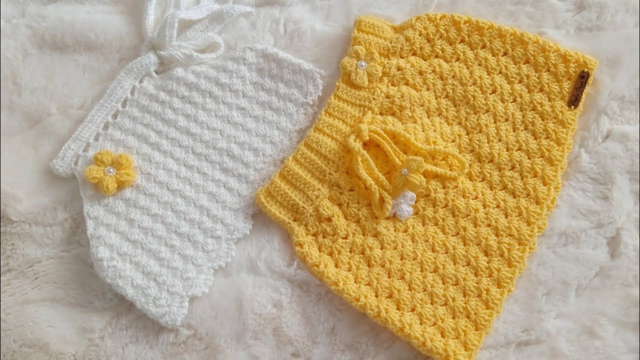 Blusa em crochê infantil de 2 a 4 anos/Conjunto. - YouTube