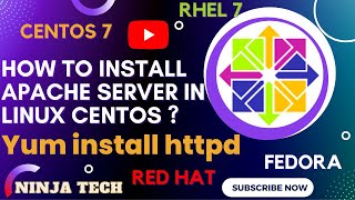 How to install Apache server in Centos