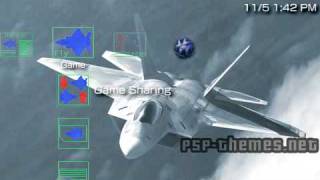 PSP Theme Ace Combat X Hud mode PSP-Themes.NET screenshot 4