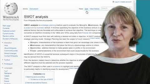 What about Wikipedia? Website evaluation: 4 Questions you should ask