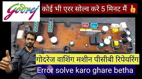 Godrej top load washing machine pcb not working | Godrej automatic washing machine pcb not working