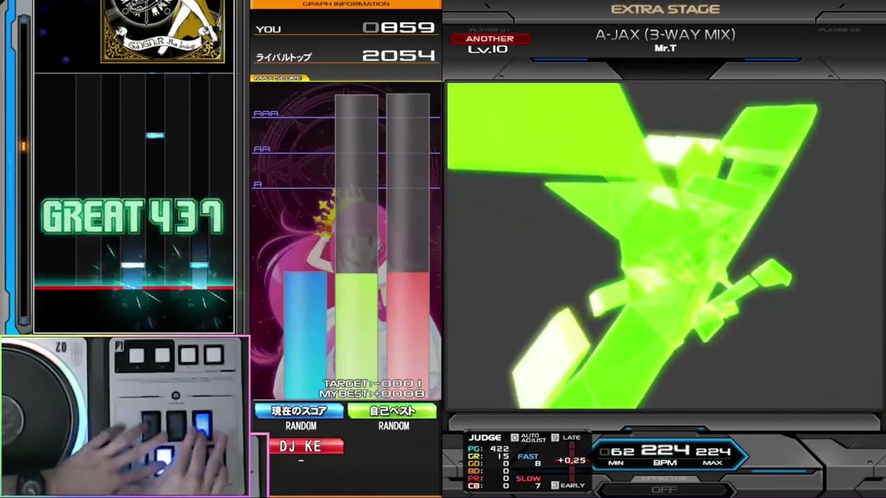 A-JAX (3-WAY MIX) / Mr.T MAX-75｜beatmania IIDX INFINITAS - YouTube