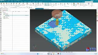 EP03 Solid Edge CAMPRO 2025 - Tool path animation