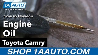 How to Perform Oil Change 06-11 Toyota Camry