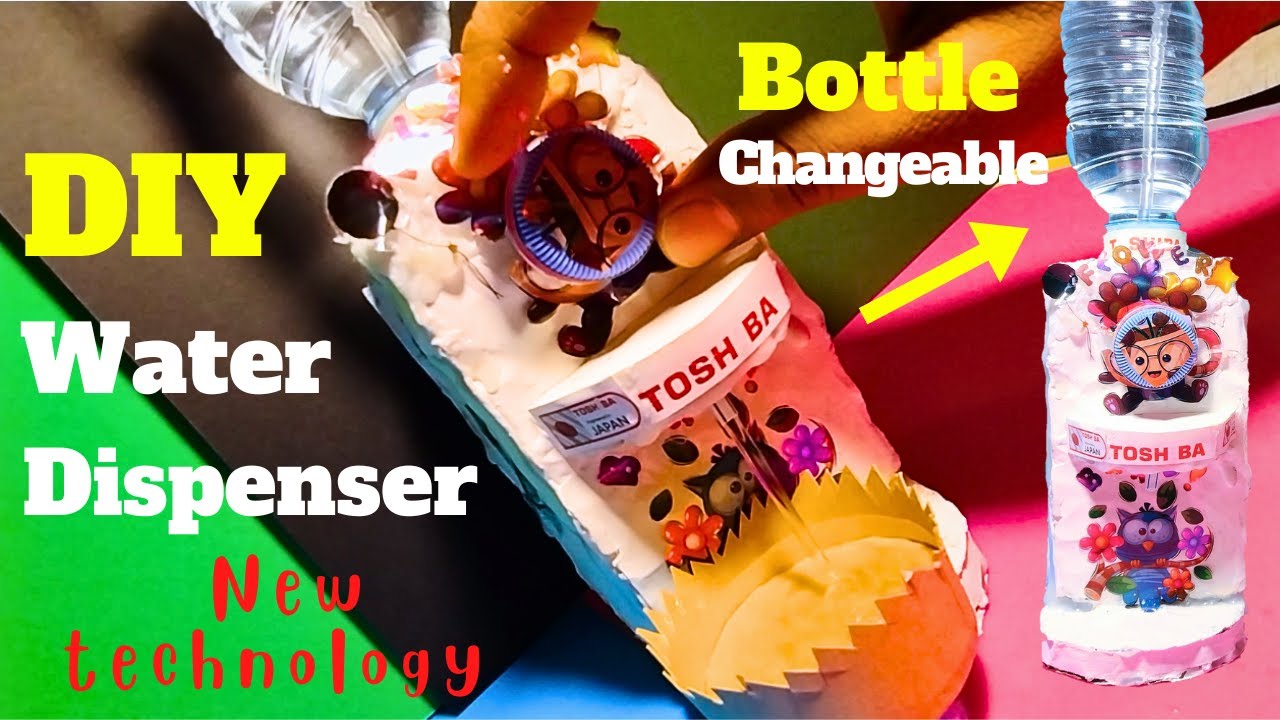 How to make a workable Diy water dispenser machine (no Motor) YouTube