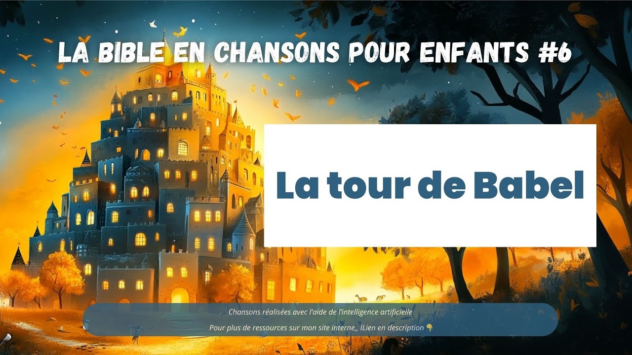 LA TOUR DE BABEL La Bible en chansons chrétiennes pour enfants #6 - YouTube