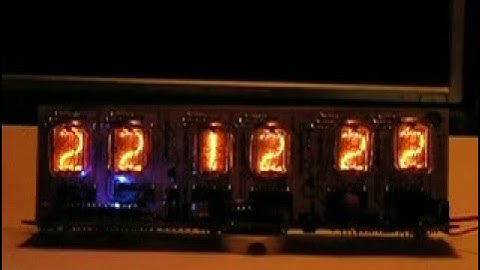 niXie Ura by DarioD with Arduino Nano & RTC (WIP)