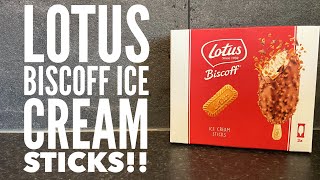 Athlete Statistics Lotus Biscoff Ice Cream Sticks Review