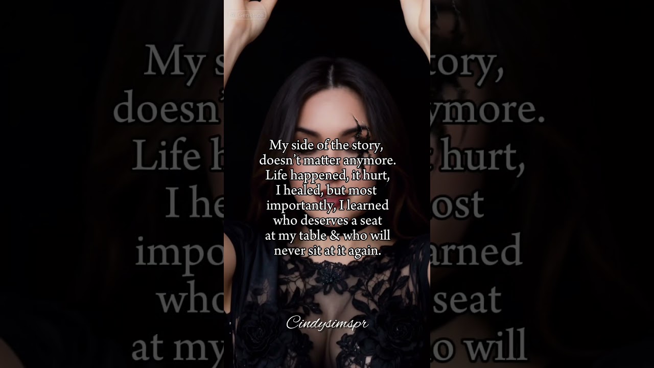 My side of the story.