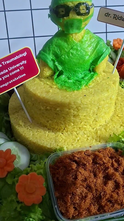 tumpeng nasi kuning #tumpengultah #tumpenghias #tumpengenak #nasikuning #nasikuningenakdangurih