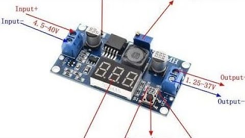 LM2596 DC To DC Step Down Module With Display