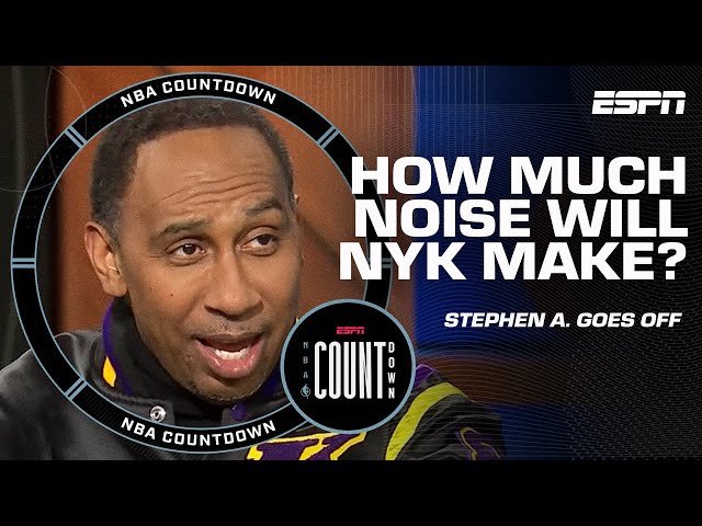 Stephen A. SOUNDS OFF when asked how much NOISE the New York