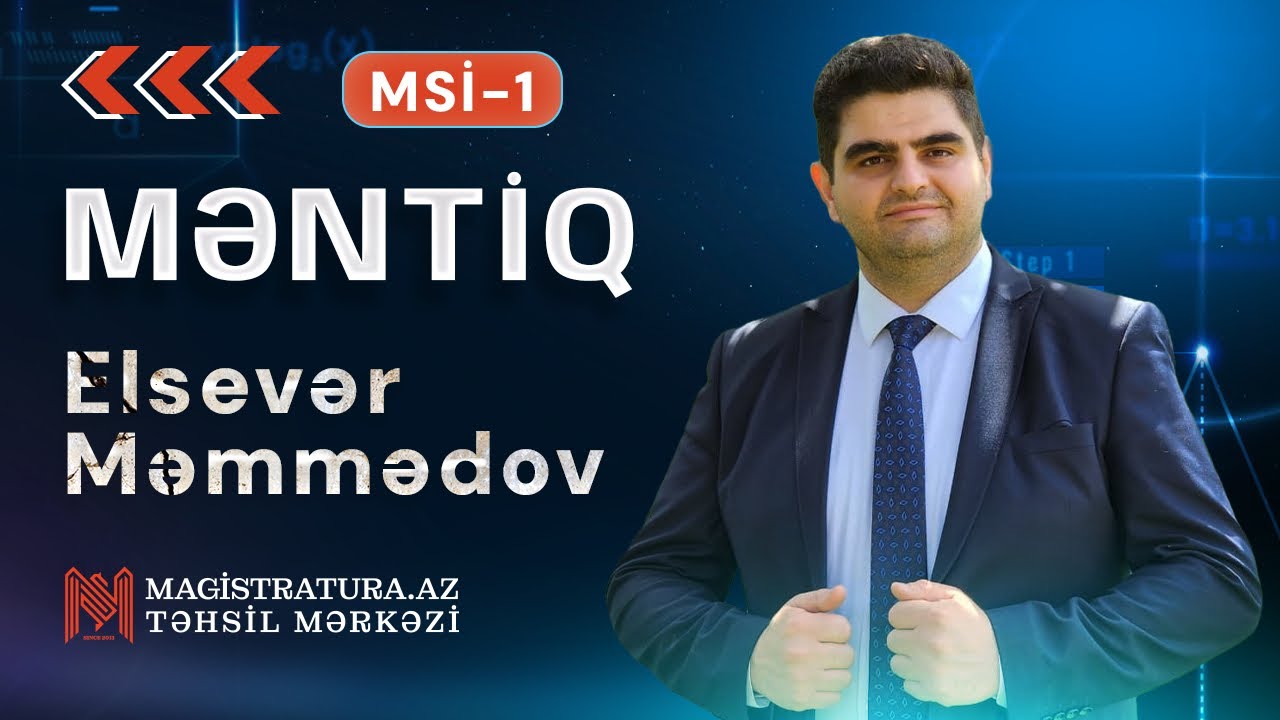 Magistratura.az- Məntiq - MSİ -1