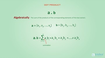 Algebraic operations on vector