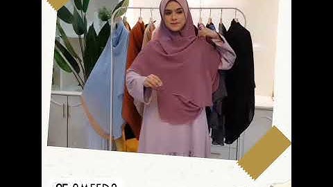 Tutorial Instant Bawal Awning SISKA by Ameera Elegance