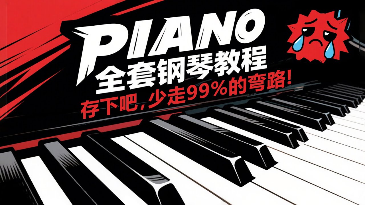 一次学习，终生受益！73分钟「慢速教学」让你无痛学会钢琴！#piano #钢琴 #youtube
