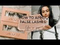 HOW TO APPLY FALSE LASHES LIKE A PRO