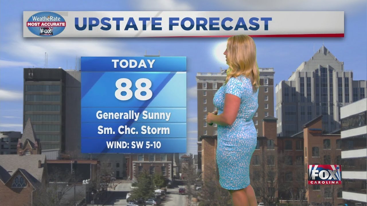 Warm and sunny today, small chance of rain - YouTube