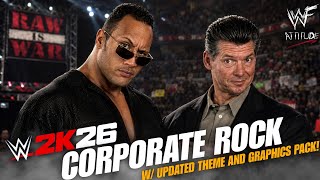 WWE 2K26 The Rock 98 Corporate Champion Epic Entrance w/Theme And Graphics Pack!
