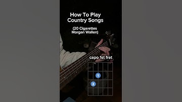Thumbnail of 20 Cigarettes Tutorial #cover #guitar #guitartutorial #tutorial #morganwallen #country #shorts