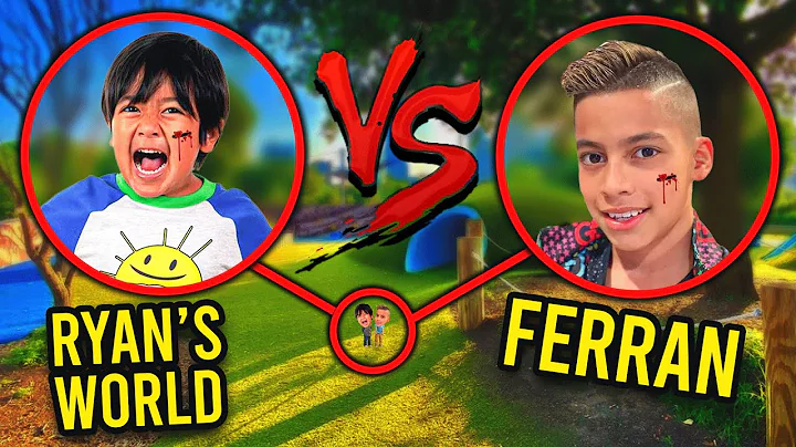 DRONE CATCHES RYAN'S WORLD AND FERRAN FROM THE ROY...
