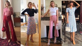 French Women Spring Outfits | Chic French Girl Fashion | French Capsule Wardrobe