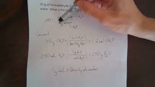 CHEM 1412 Lecture 9/7-9/8 Part 4: Molality