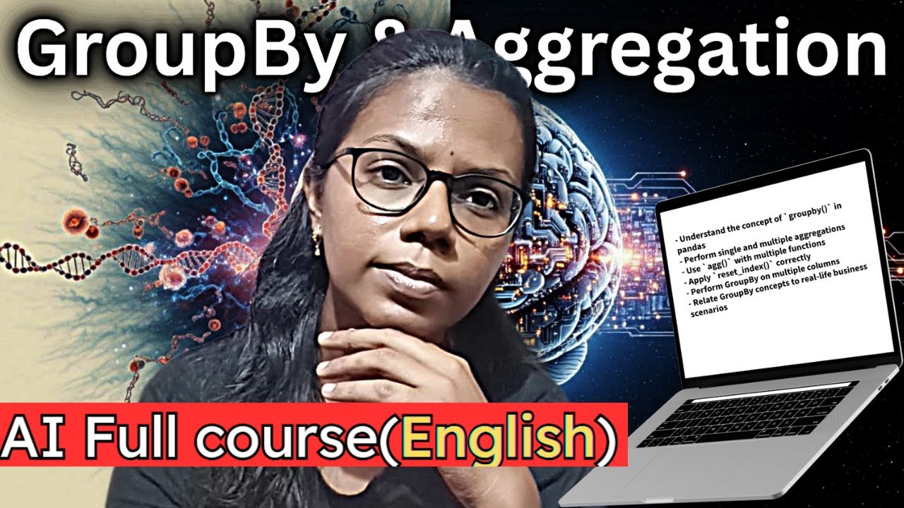 Day 24 – GroupBy & Aggregation in Pandas | AI Course in English