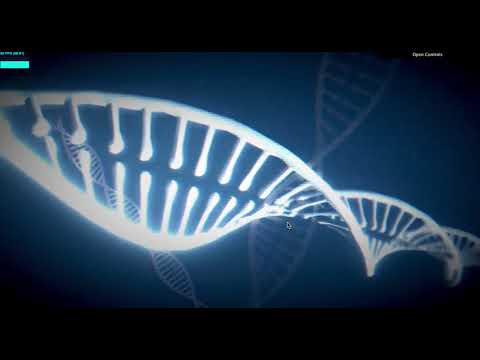 dna double helix threejs