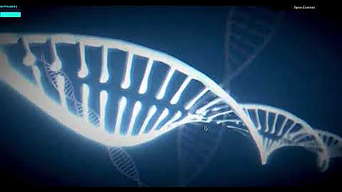 dna double helix threejs