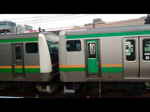 [E231系×E233系] 上野東京ラインE231系1000番台U501編成+E233系3000番台E-71編成 上野(JU-02)発車