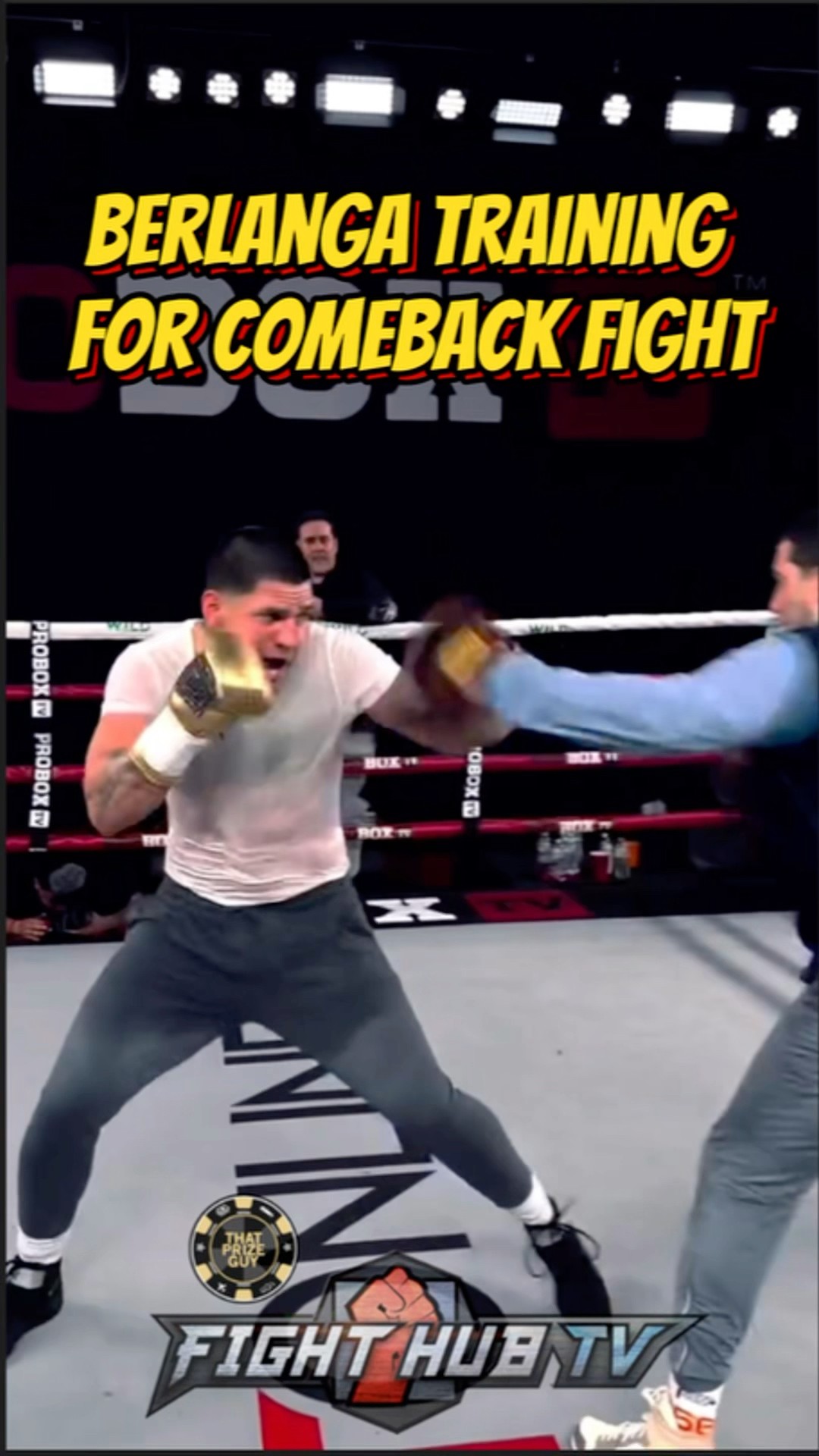 Edgar Berlanga FIRST LOOK since Canelo loss TRAINING for comeback fight!
