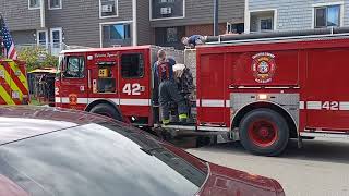 Boston Fire Department responding to 31 new Whitney Street for an AC Fire