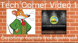 How To Get Geronimo Stilton Comics Online For Free Tech Corner Episode 1