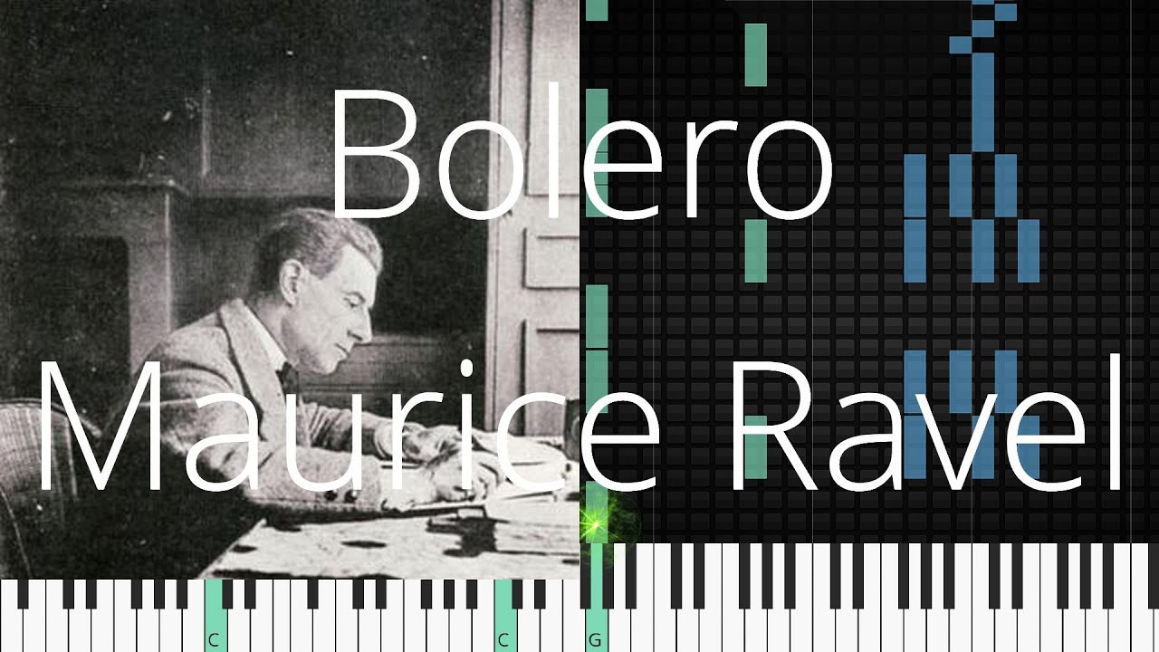 🎹 Bolero, Maurice Ravel, Synthesia Piano Tutorial - YouTube