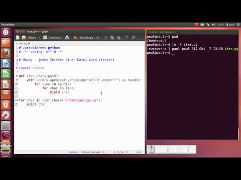 Python-Programmierung - Generator-Funktion - Übung