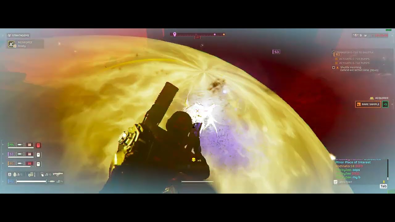 HELLDIVERS 2 last 5 minutes in a random HELLDIVE game - YouTube