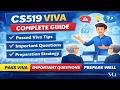 CS519 Viva Complete Guide | How to Pass CS519 Viva | Important Questions &amp; Preparation Tips