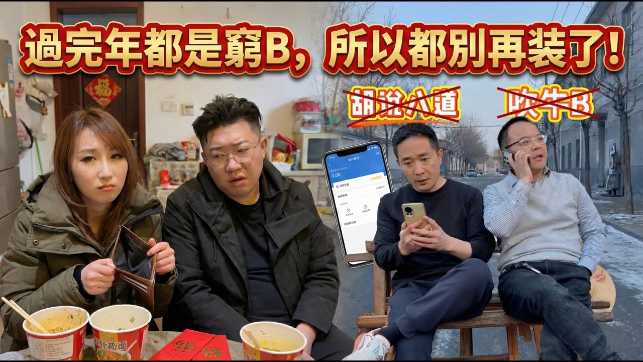 過完年都是窮B，所以都別再裝了！年前风光无限，年后钱包见底…
