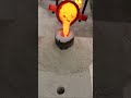 Melting Copper into Mask - Sand Casting