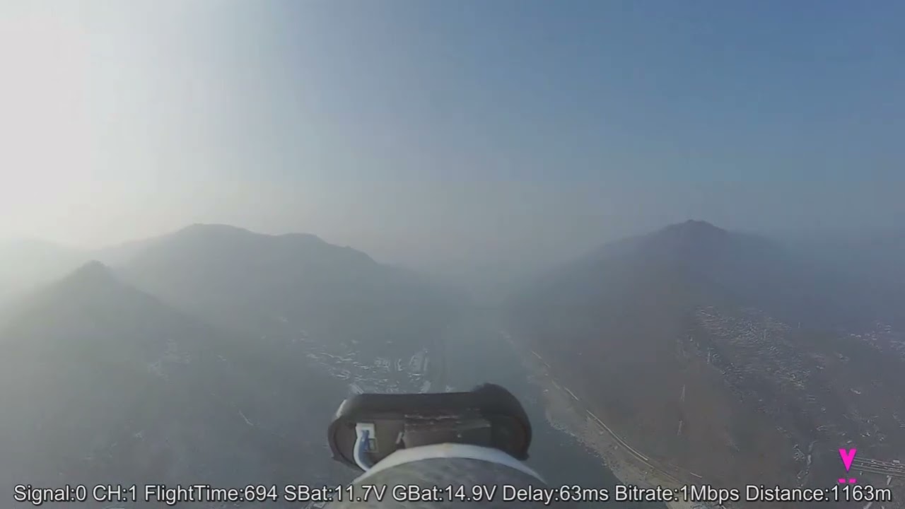 XBIRD800 / Walksnail VTX Range test #1 - 8KM