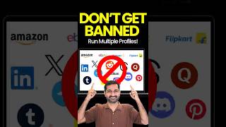 This Browser Trick Stops Account Bans #tutorial #multipleaccounts #shorts