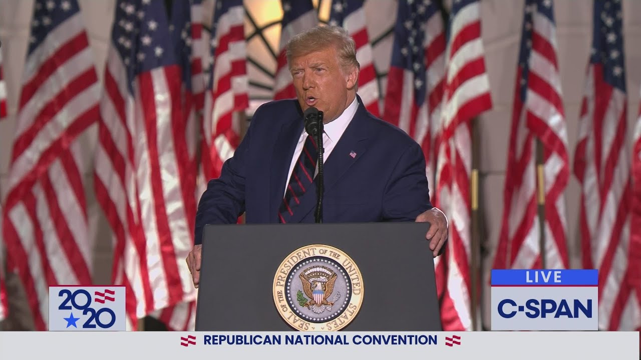 President Donald Trump Full Acceptance Speech at 2020 Republican National Convention