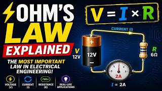 ⚡ Ohm's Law Explained | Voltage, Current & Resistance | Electrical Engineering Fundamentals