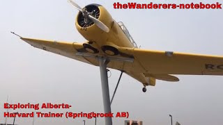 Exploring #Alberta- Harvard Trainer (Springbrook AB)  | theWanderers-notebook