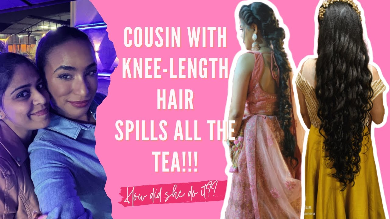 Cuz with KNEE LENGTH hair spills Hair Growth Secrets