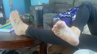 Feet on the table
