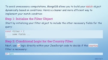 Mastering MongoDB: Dynamically Creating Match Conditions Without Unnecessary Checks
