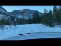 Покатушки в снежных горах и ссора с навигатором
